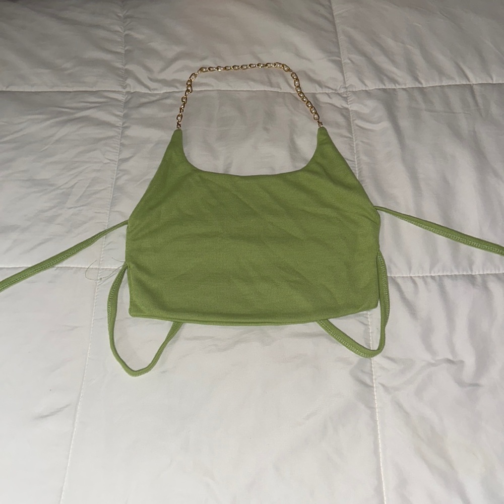 Al grande boutique Chain knitted Camis Two piece with long sleeve attachable 💚